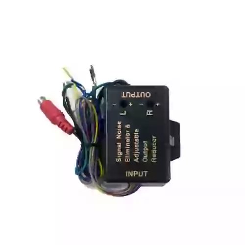 Adaptador de impedancia - universal rca para amplificador de 2 canales