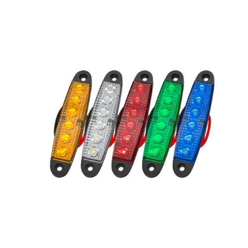 Faro de led universal - senalizacion lateral 9,5 cm x 2,1 cm color blanco 12v / 24v funcion fija white 12-24v