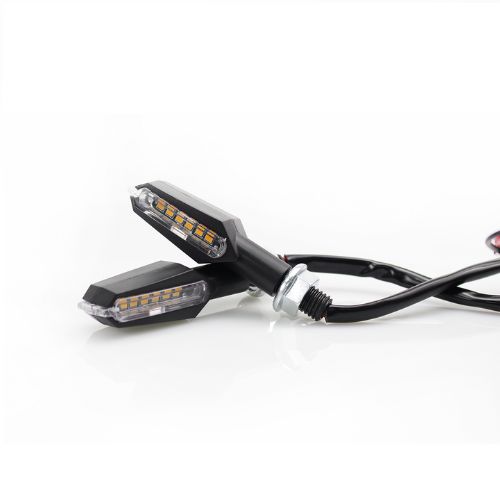 Faro de led universal - faro de giro universal ambar 12v 5w 1500 lux juego 2 unidades  