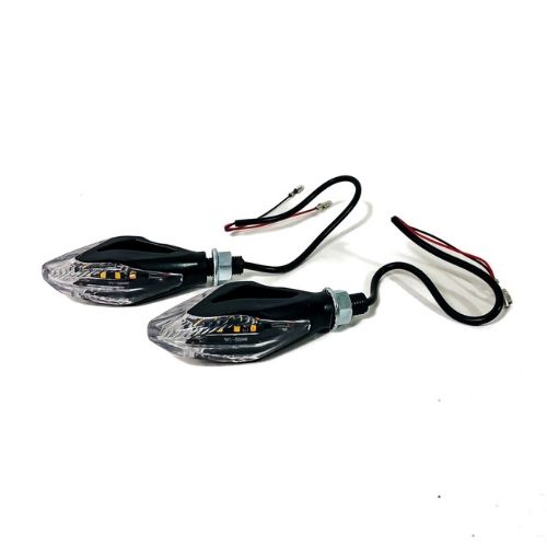 Faro de led universal - faro de giro universal ambar 12v 5w 1500 lux juego 2 unidades