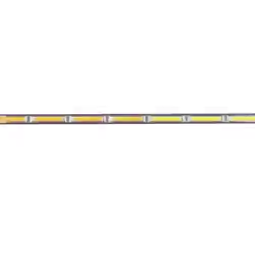 Barra led cob dual - 12-36v blanca y ambar 7 bloques cob 105w flash 10 funciones 1050x40x45mm  incluye toma a 12v con interruptor on / off y manejo de funciones destellantes  