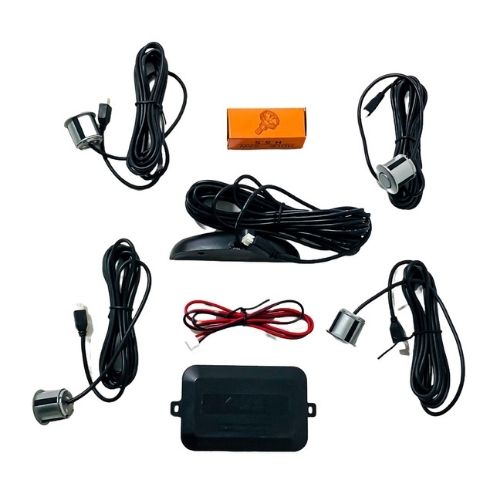 Kit de sensores de estacionamiento con d - gris perla - universal