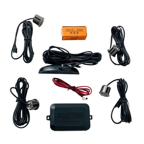 Kit de sensores de estacionamiento con d - gris stone - universal