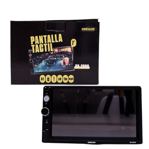 Equipo multimedia - 2 din mp5, 7 pulgadas, touch screen, fm, bluetooth, usb/sd/aux in, 4*45w, phone mirror link, control remoto, ficha iso