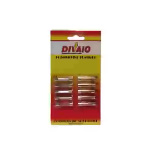 Fusible vidrio 32mm en blister por 10 unidades - fusible vidrio 32mm en blister (10 unidades) x amper 5 amp  