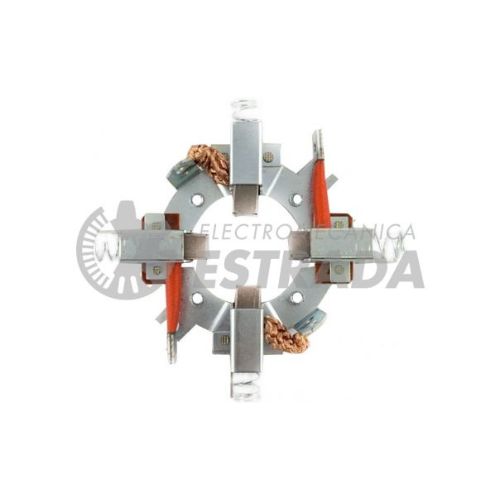 Portaescobillas de arranque - ap.: bosch m.benz / volvo / case / iveco / fiat - 24v - t: 24v / c.e: 4  / e: 10x21.9x19.6  / diam. ext: 117.5  / diam.fij: 57.1  / diam. int. 1: 46 / sg: horario  