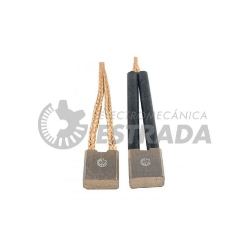 Escobillas de arranque - ap.: garef, tria, indiel - fiat / peugeot / renault - t: 12v / m: 7.9x14.9x15  