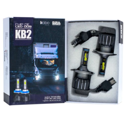 Kit de led dob gtx 24v h4 30000lm 42 watts chip dob cooler gtx ultima generacion origen aleman uso especial 24v  