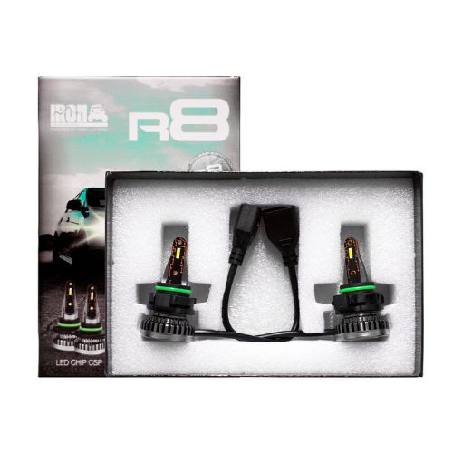 Kit de led r8 psx24 10ma generacion chip csp sin cooler 60000 lumens 42watts 12v con cooler