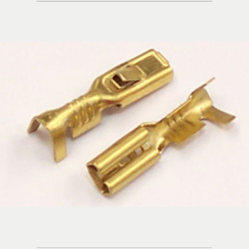 Terminal hembra 2, 8x0, 8mm c. leng. laton - bolsa x 100un.  
