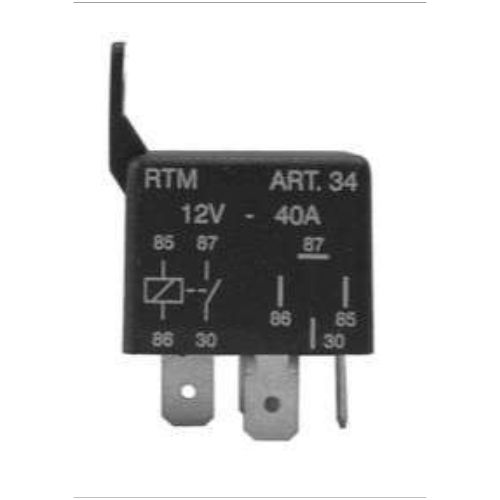 Minirelay - 12v - 4term c/sop  