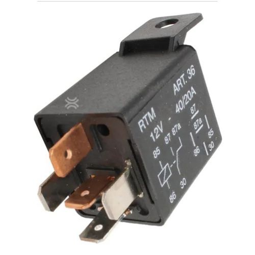 Minirelay -12v - 5term c/sop inv  